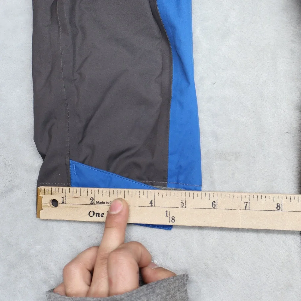 North Face HyVent Rain Jacket Boys XL‎ 18-20 Blue Waterproof Hooded 3in1 Shell